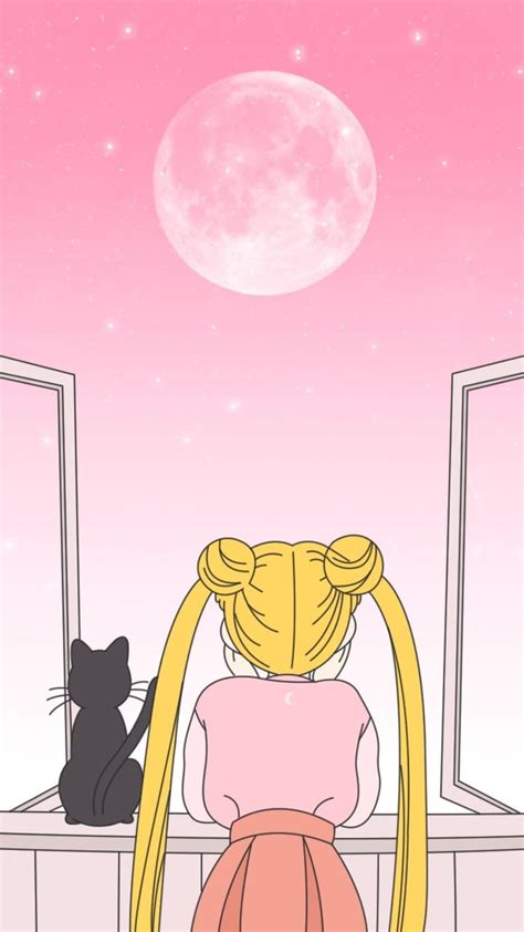 Lhean Serrano. . Sailor moon aesthetic wallpaper